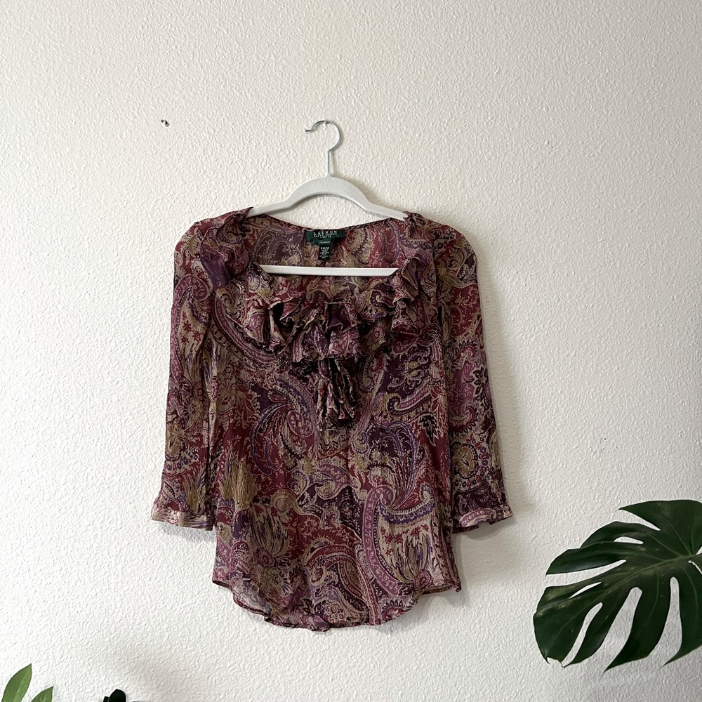 RALPH LAUREN BLOUSE